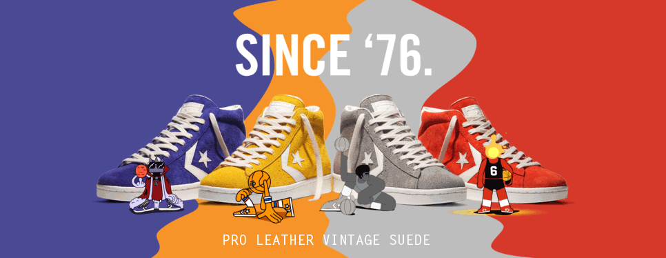converse pro leather 76 vintage suede