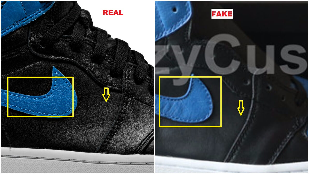 jordan 1 game royal real vs fake