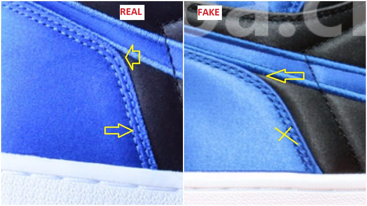 royal toe real vs fake