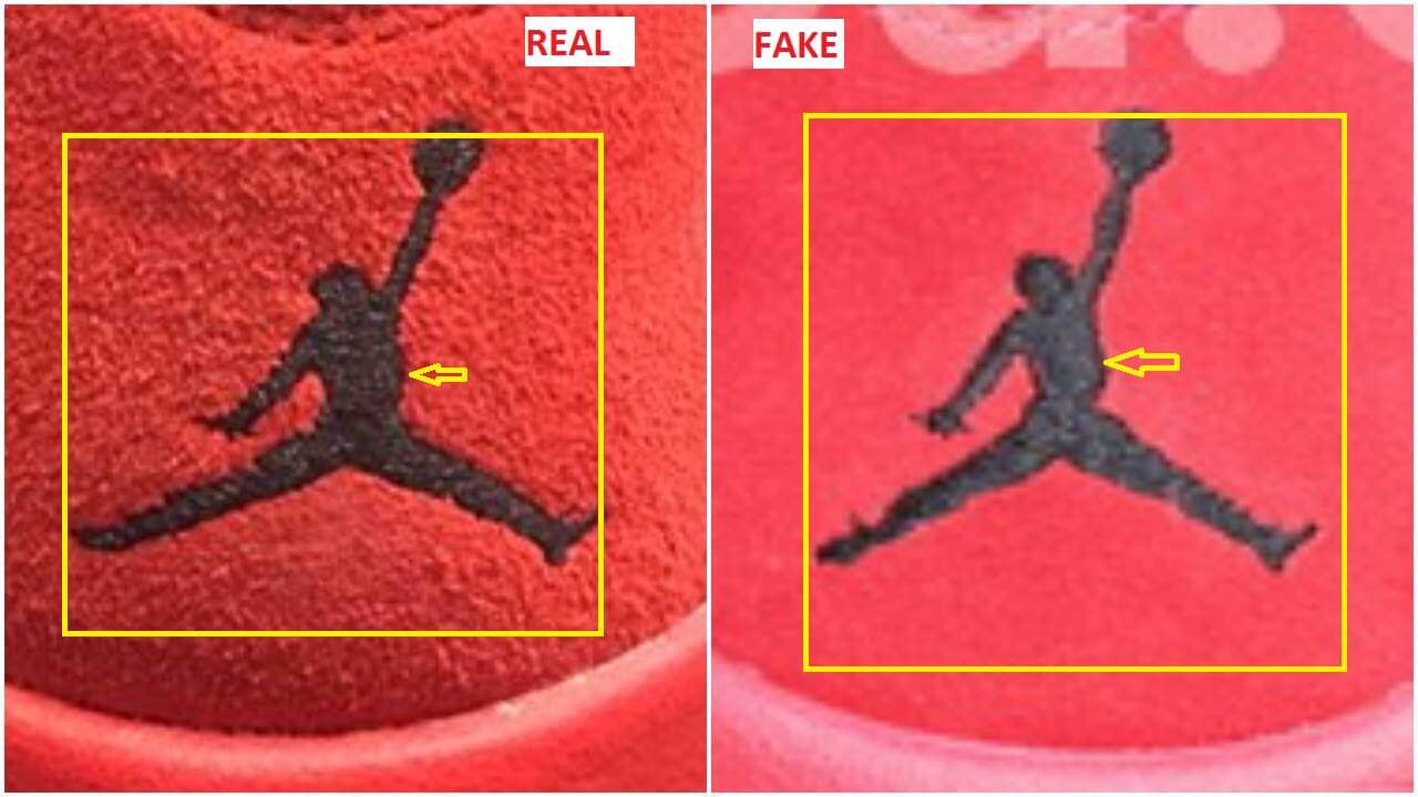 Fake Air Jordan 5 University Red Suede 