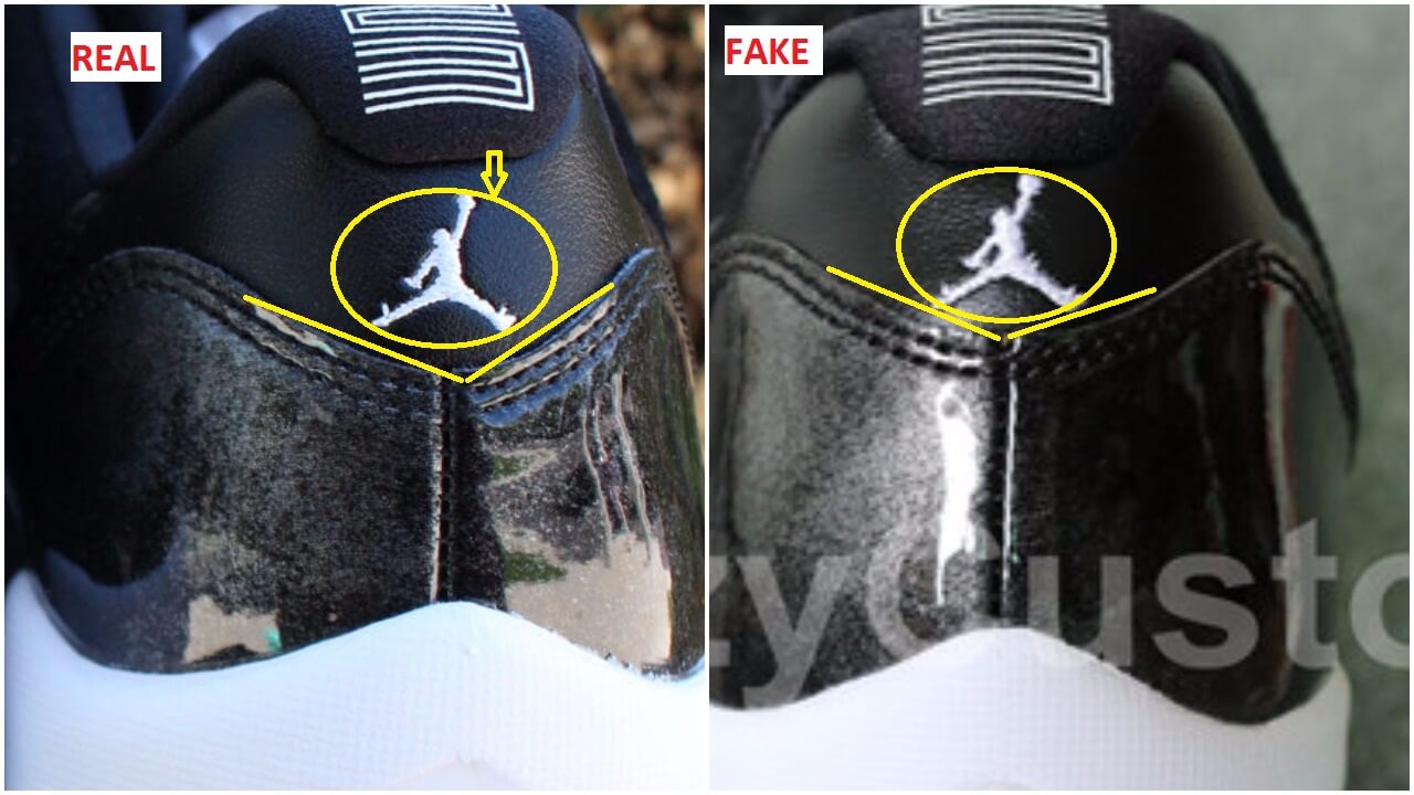 How To Quickly Identify The Fake Air Jordan 11 Low Barons – ARCH-USA